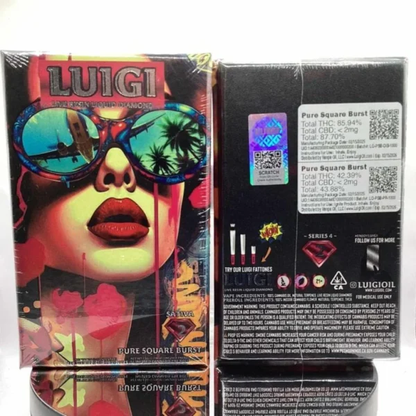 pure Luigi Pure Square Burst Disposable